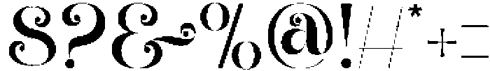 Palmer Ragina Regular otf (400) Font OTHER CHARS
