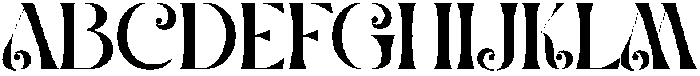 Palmer Ragina Regular otf (400) Font UPPERCASE