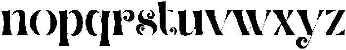 Palmer Ragina Regular otf (400) Font LOWERCASE