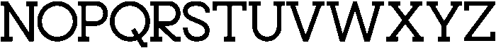 Palmera Regular otf (400) Font UPPERCASE