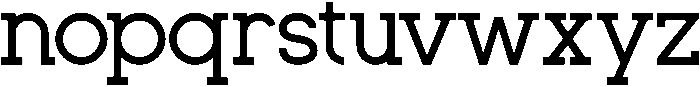 Palmera Regular otf (400) Font LOWERCASE