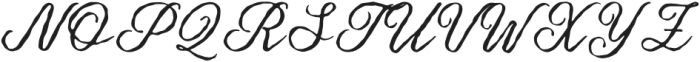 Palmeria-Regular otf (400) Font UPPERCASE