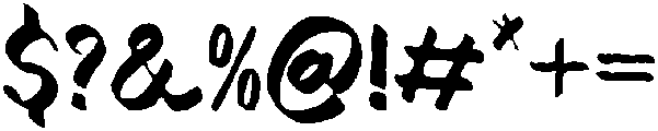 Palmila Paint otf (400) Font OTHER CHARS