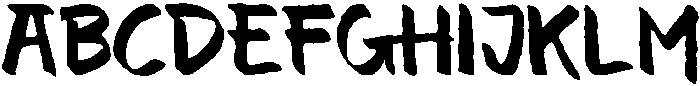 Palmila Paint otf (400) Font UPPERCASE