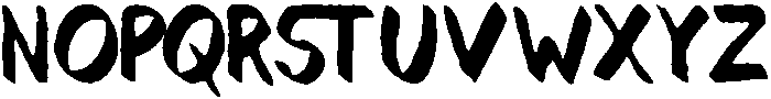 Palmila Paint otf (400) Font LOWERCASE