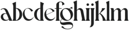 Palmore Light ttf (300) Font LOWERCASE