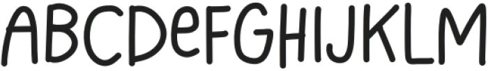 Palmy Regular otf (400) Font UPPERCASE