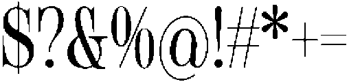 Paloria otf (400) Font OTHER CHARS