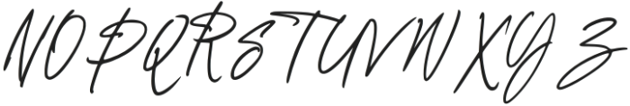 Palosty Signature Regular otf (400) Font UPPERCASE