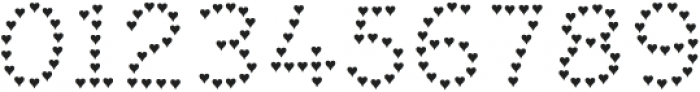 Paltime Heart otf (400) Font OTHER CHARS