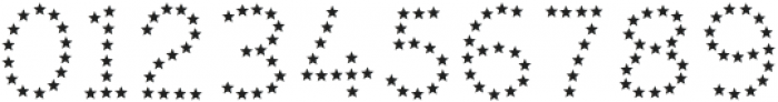 Paltime Star otf (400) Font OTHER CHARS