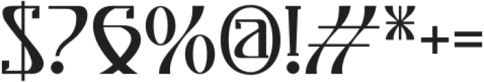 Paltuda-Regular otf (400) Font OTHER CHARS