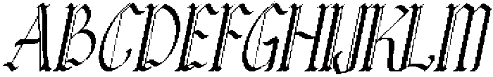 Palyrin Italic otf (400) Font UPPERCASE