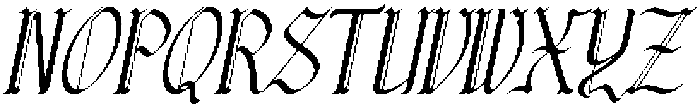 Palyrin Italic otf (400) Font UPPERCASE