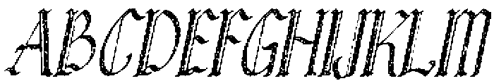 Palyrin News Italic otf (400) Font UPPERCASE