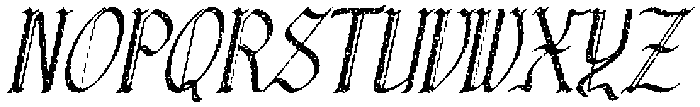 Palyrin News Italic otf (400) Font UPPERCASE
