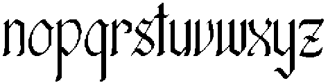 Palyrin Regular otf (400) Font LOWERCASE