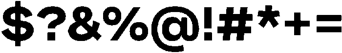Pampero Bold otf (700) Font OTHER CHARS