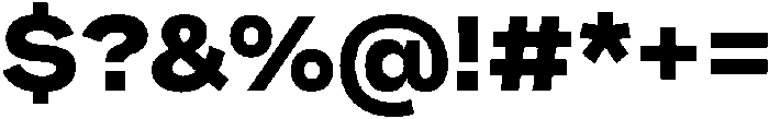 Pampero ExtraBold otf (700) Font OTHER CHARS