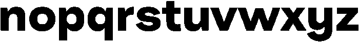 Pampero ExtraBold otf (700) Font LOWERCASE