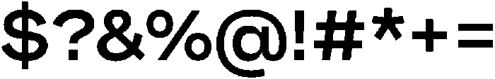 Pampero Medium otf (500) Font OTHER CHARS