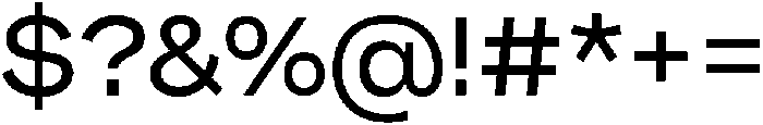 Pampero Regular otf (400) Font OTHER CHARS