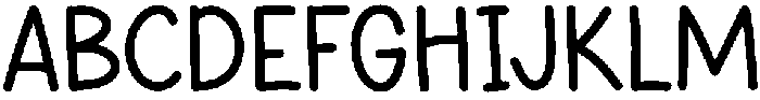 Panda Regular otf (400) Font UPPERCASE