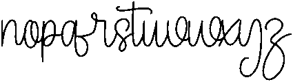 Panda Regular otf (400) Font LOWERCASE