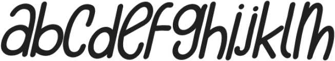 Pandamie Italic otf (400) Font LOWERCASE