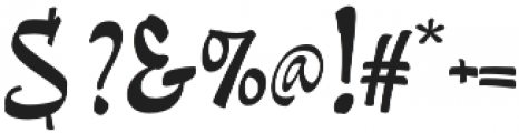 Pando Script Regular II otf (400) Font OTHER CHARS