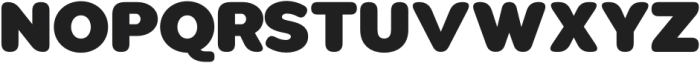 Pangi Rounded ExtraBlack otf (900) Font UPPERCASE