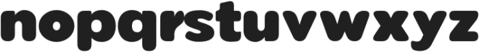 Pangi Rounded ExtraBlack otf (900) Font LOWERCASE