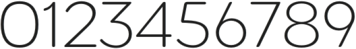 Pangi Rounded ExtraLight otf (200) Font OTHER CHARS