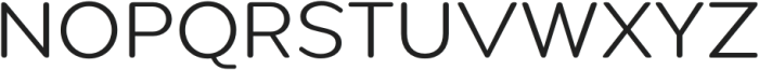 Pangi Rounded Light otf (300) Font UPPERCASE