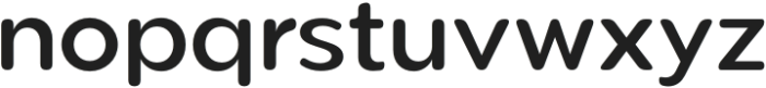 Pangi Rounded Medium otf (500) Font LOWERCASE