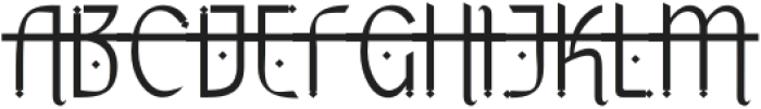 Pankh otf (400) Font UPPERCASE