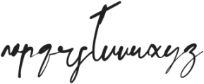 Panorama Balinesia Signature otf (400) Font LOWERCASE