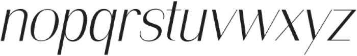 Panteka Sans Italic otf (400) Font LOWERCASE