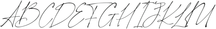 Pantheon Signature Regular otf (400) Font UPPERCASE