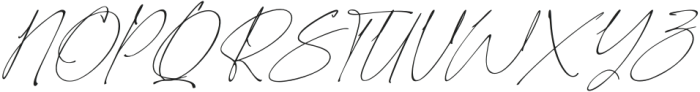 Pantheon Signature Regular otf (400) Font UPPERCASE
