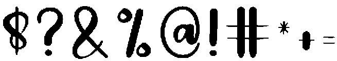 Panther Regular otf (400) Font OTHER CHARS