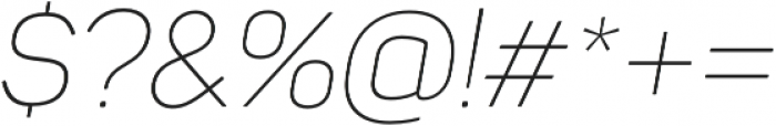 Panton ExtraLight Italic otf (200) Font OTHER CHARS