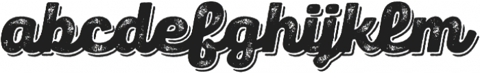Panton Rust Script Black Grunge Shadow otf (900) Font LOWERCASE