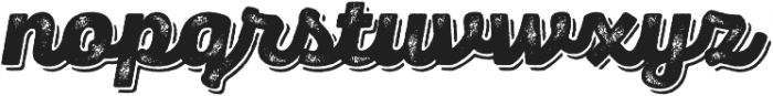 Panton Rust Script Black Grunge Shadow otf (900) Font LOWERCASE