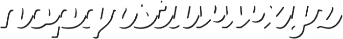 Panton Rust Script ExtraBold Shadow otf (700) Font LOWERCASE