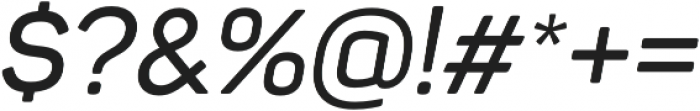 Panton SemiBold Italic otf (600) Font OTHER CHARS
