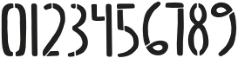 Pantry Stencil Regular otf (400) Font OTHER CHARS