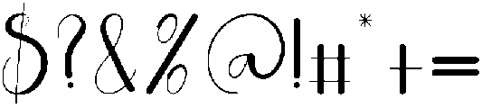 Paper Autography Regular otf (400) Font OTHER CHARS