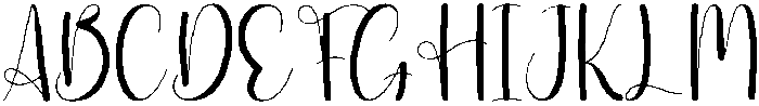 Paper Autography Regular otf (400) Font UPPERCASE