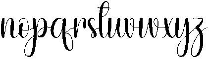 Paper Autography Regular otf (400) Font LOWERCASE